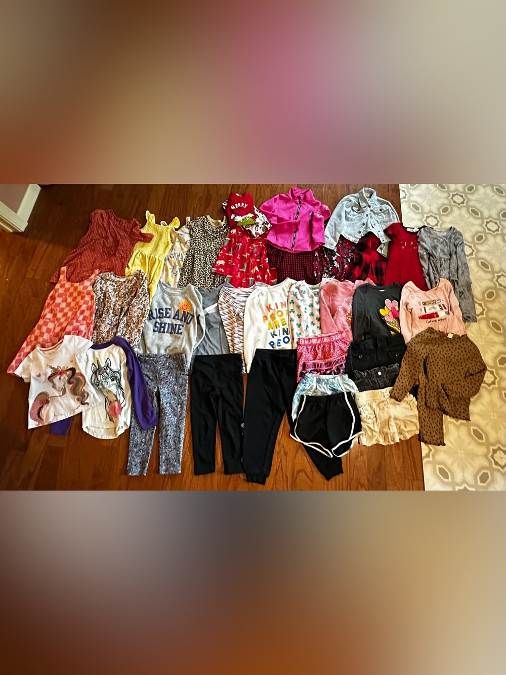 Girls Mixed Lot - Colorful Dresses, Tops & Bottoms